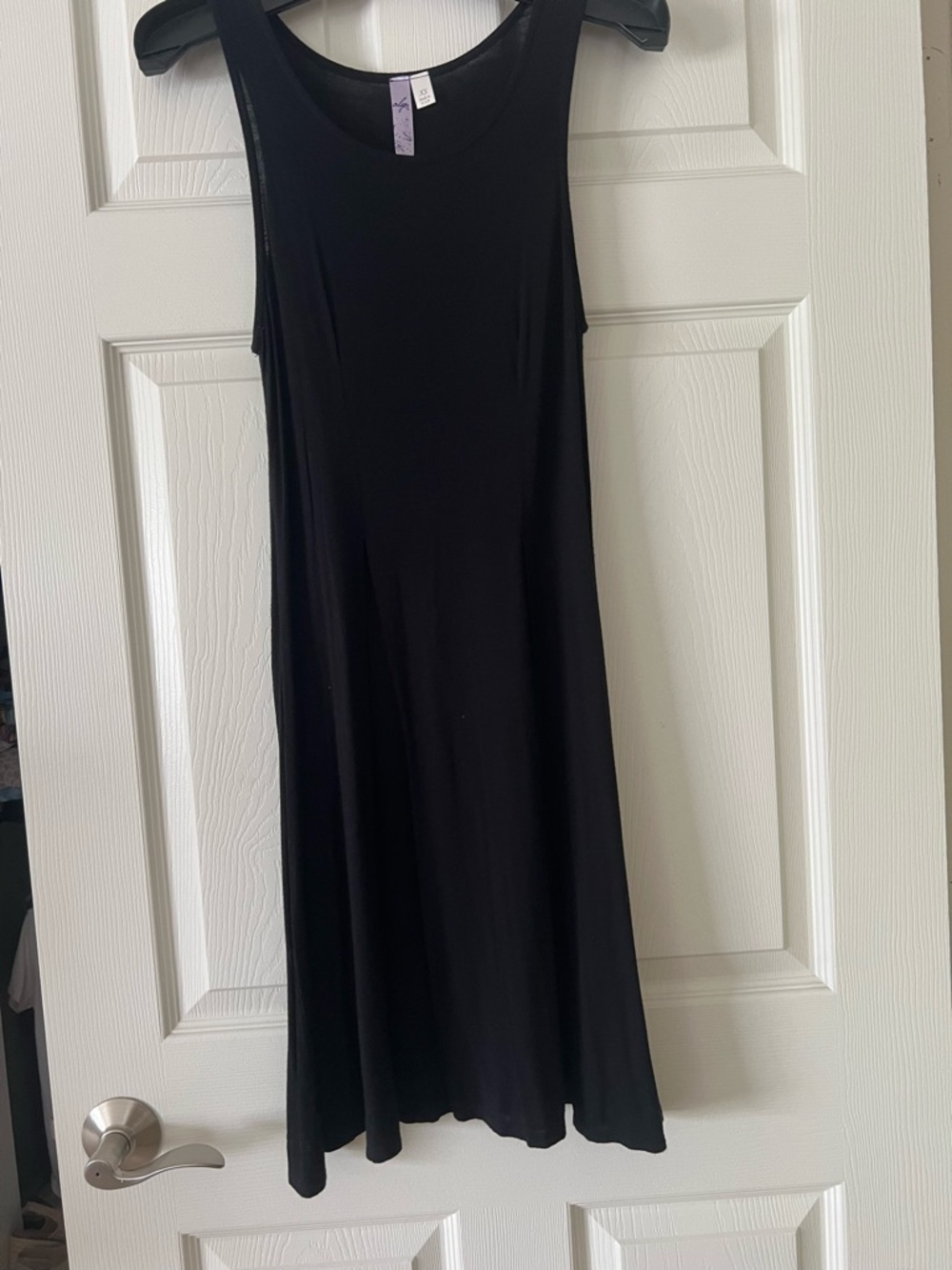 Alya Black Sleeveless Midi A-Line Dress
